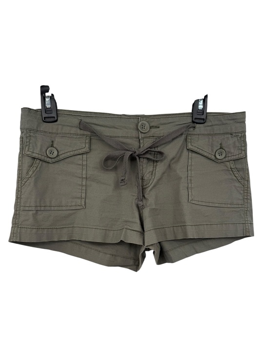 Paris Blues Pants - VTG Paris Blues Green Cargo Micro Shorts 7